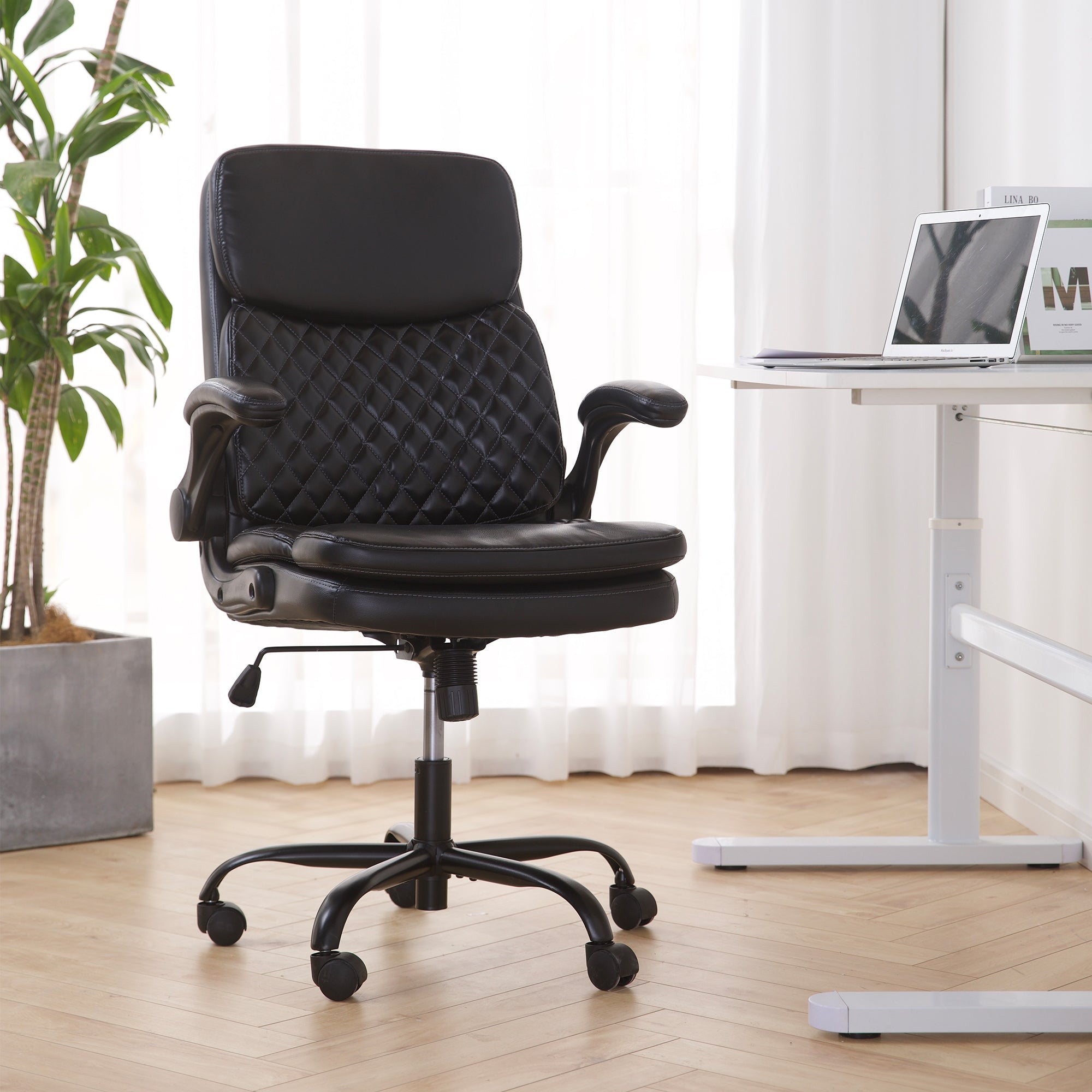 COLAMY Faux Leather Office Chair