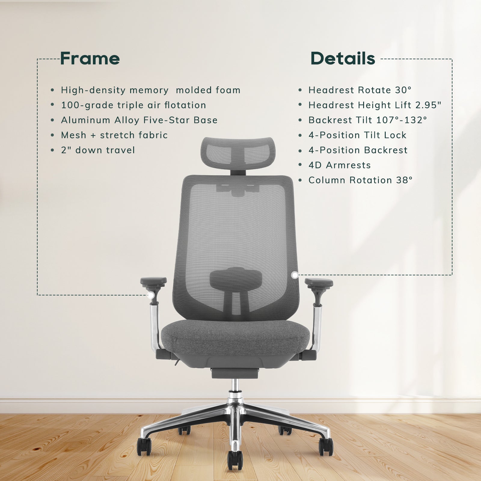 COLAMY ATLAS Executive Ergonomic Office Chair