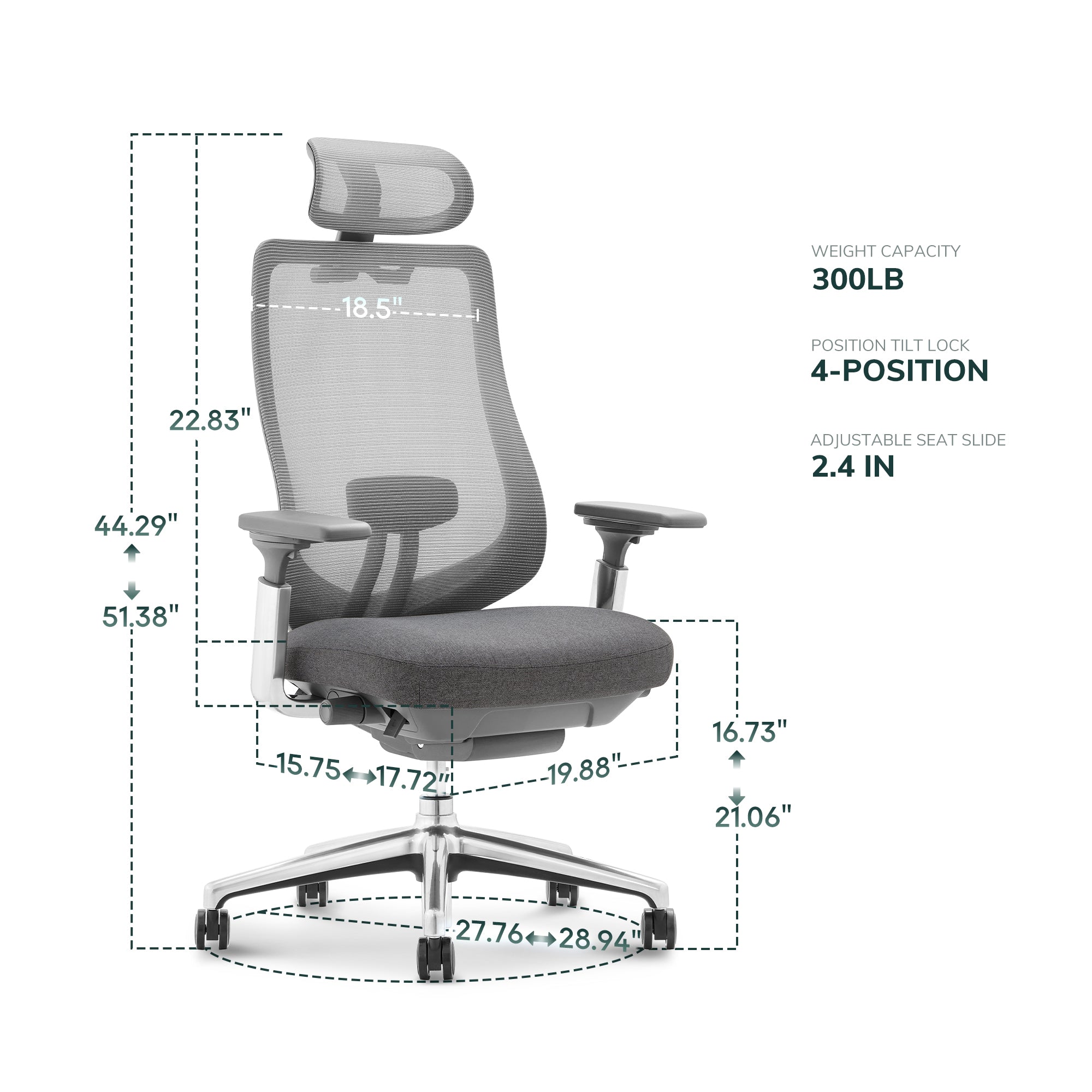 COLAMY ATLAS Executive Ergonomic Office Chair