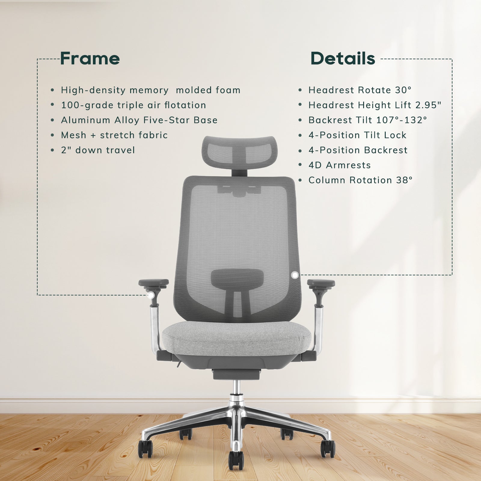 COLAMY ATLAS Executive Ergonomic Office Chair