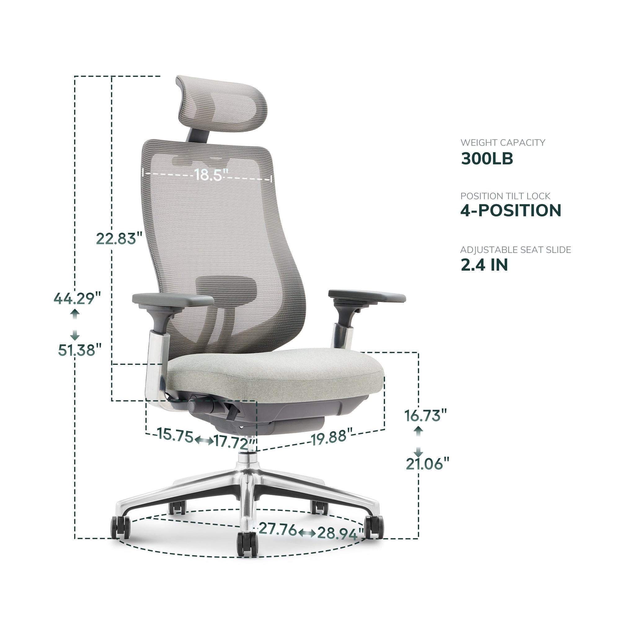 COLAMY ATLAS Executive Ergonomic Office Chair
