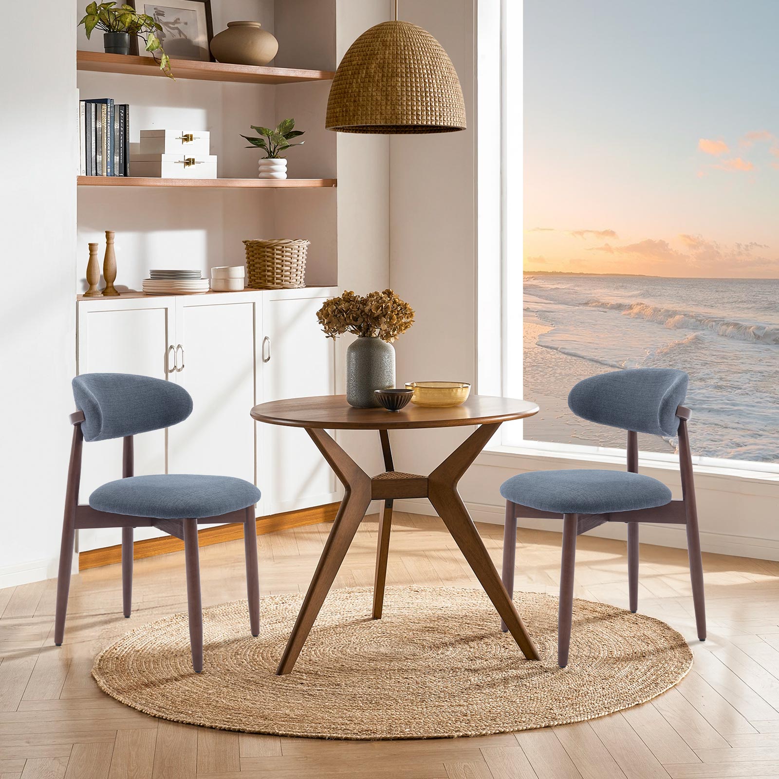 COLAMY NOYA Mid-Century Modern Dining Chair