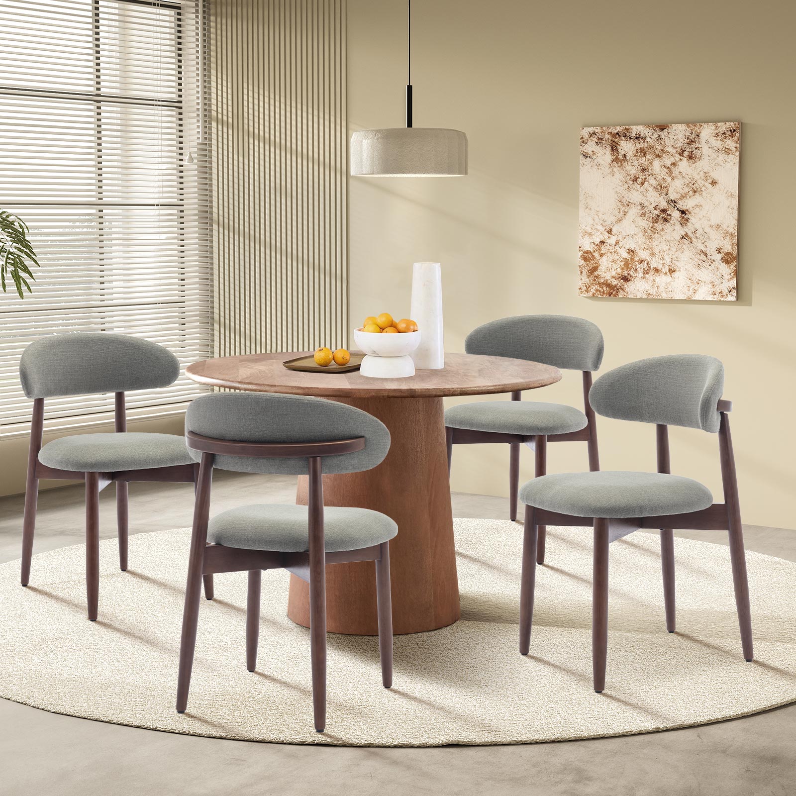 COLAMY NOYA Mid-Century Modern Dining Chair