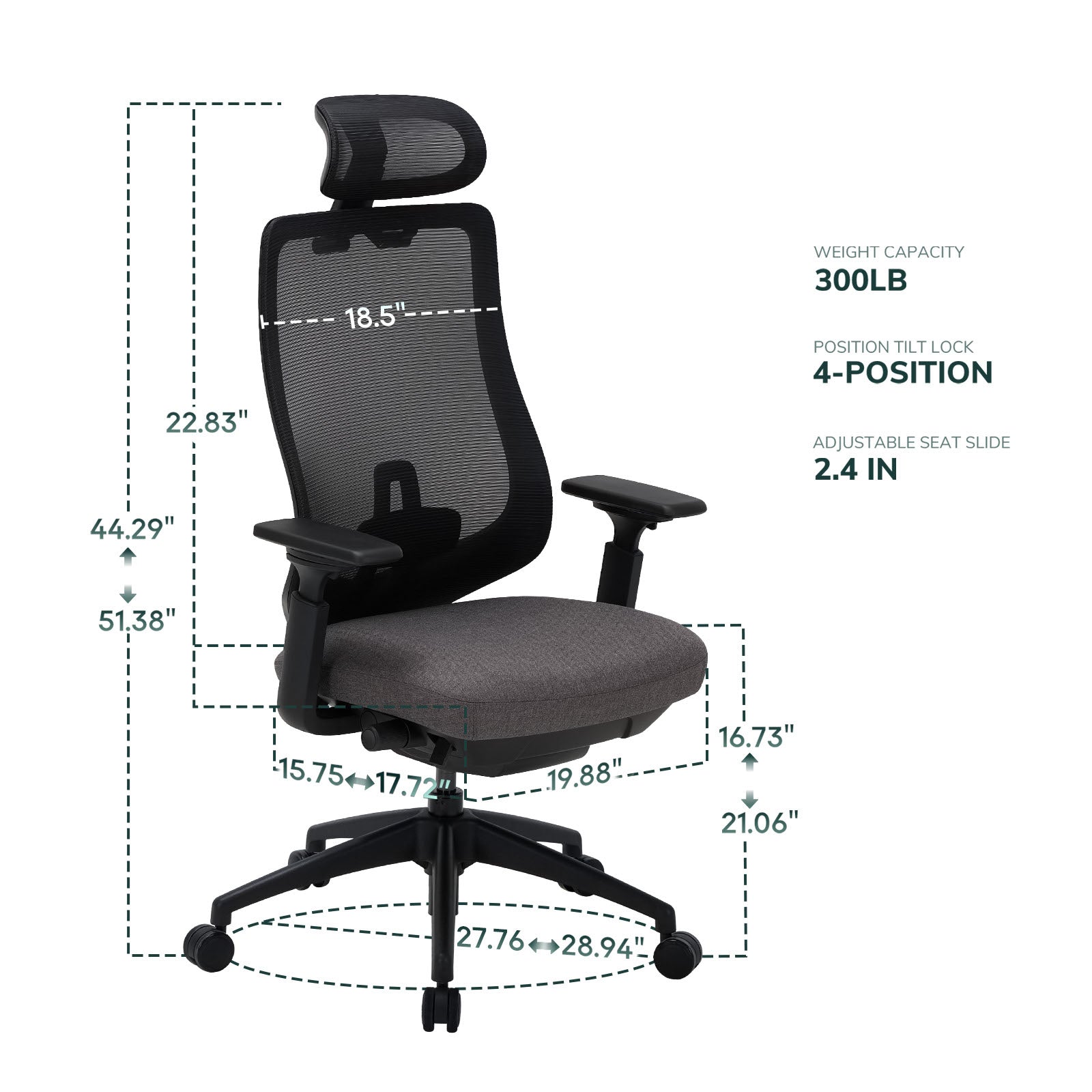 COLAMY ATLAS-01 Executive Ergonomic Office Chair