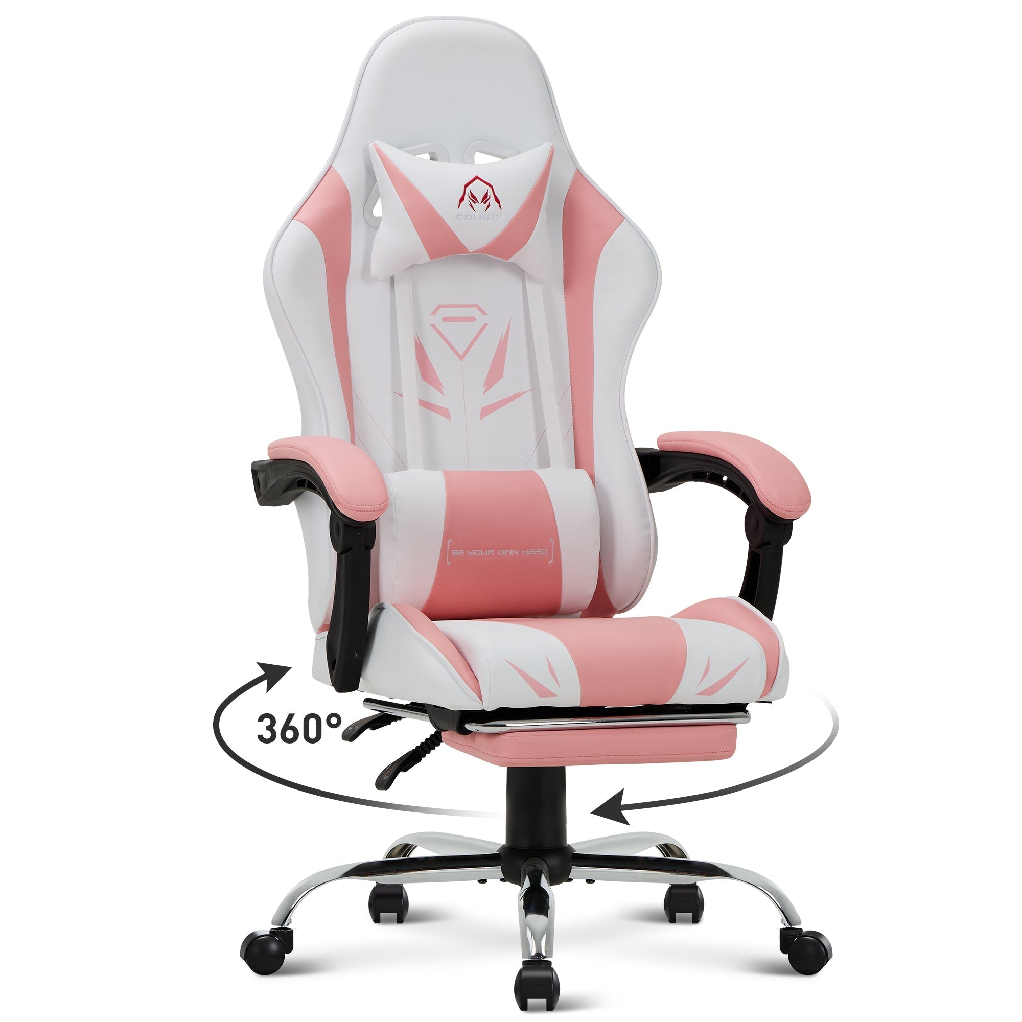 COLAMY PU Leather Gaming Chair Cap.300 Model.6703