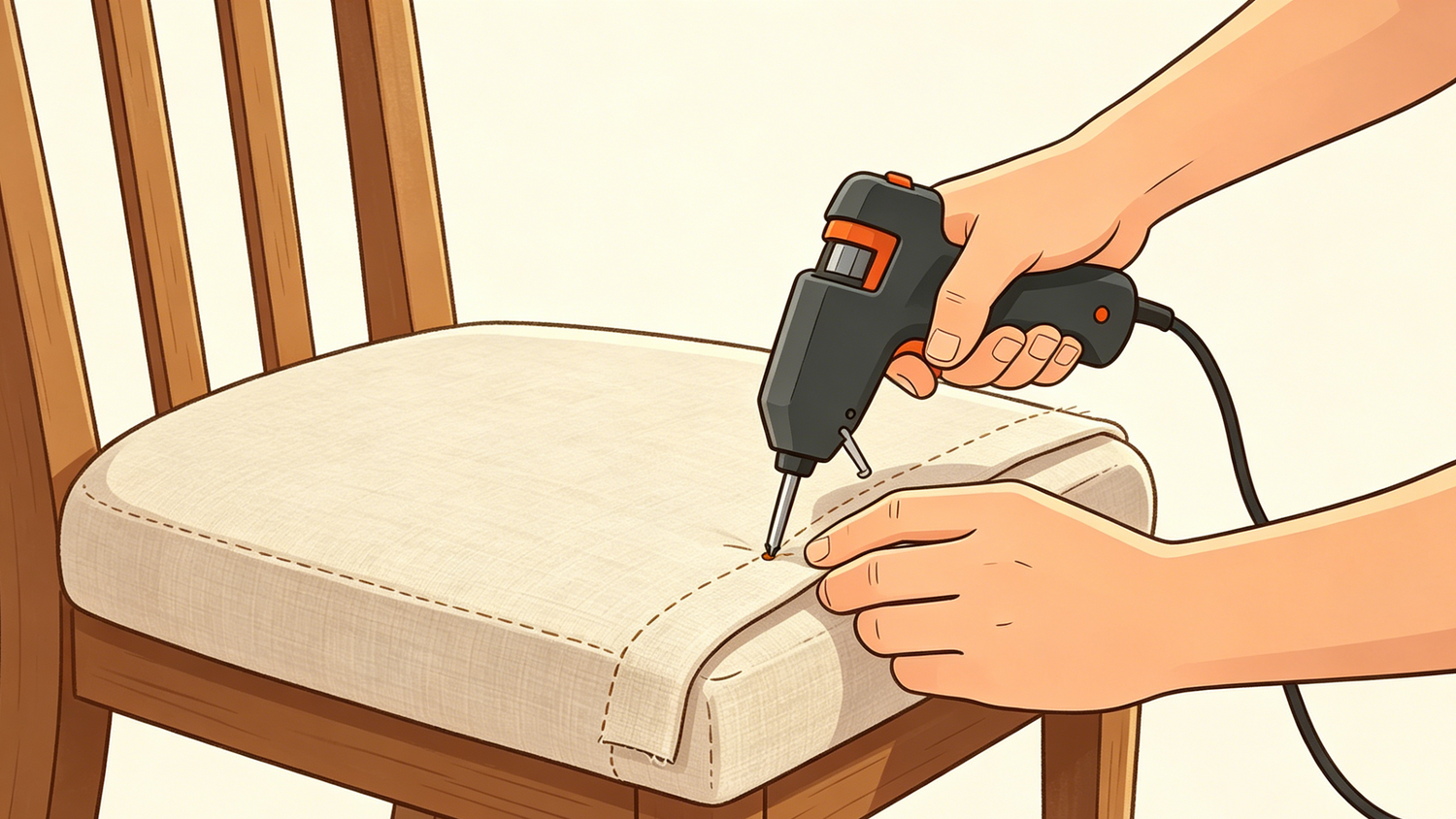 How to Reupholster a Dining Chair Without Professional Tools