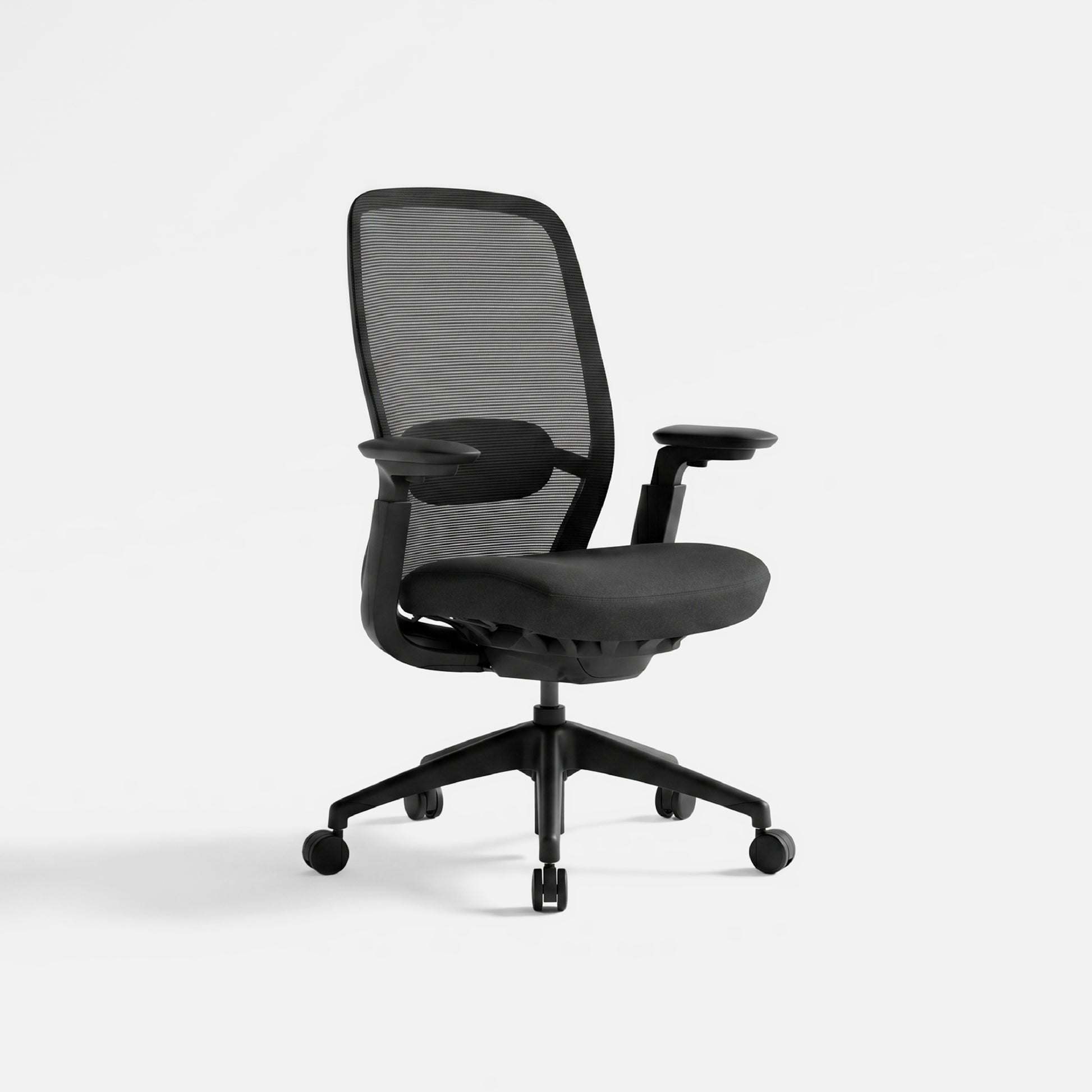COLAMY AETHER black ergonomic mesh office chair with a breathable mesh back and cushioned seat
