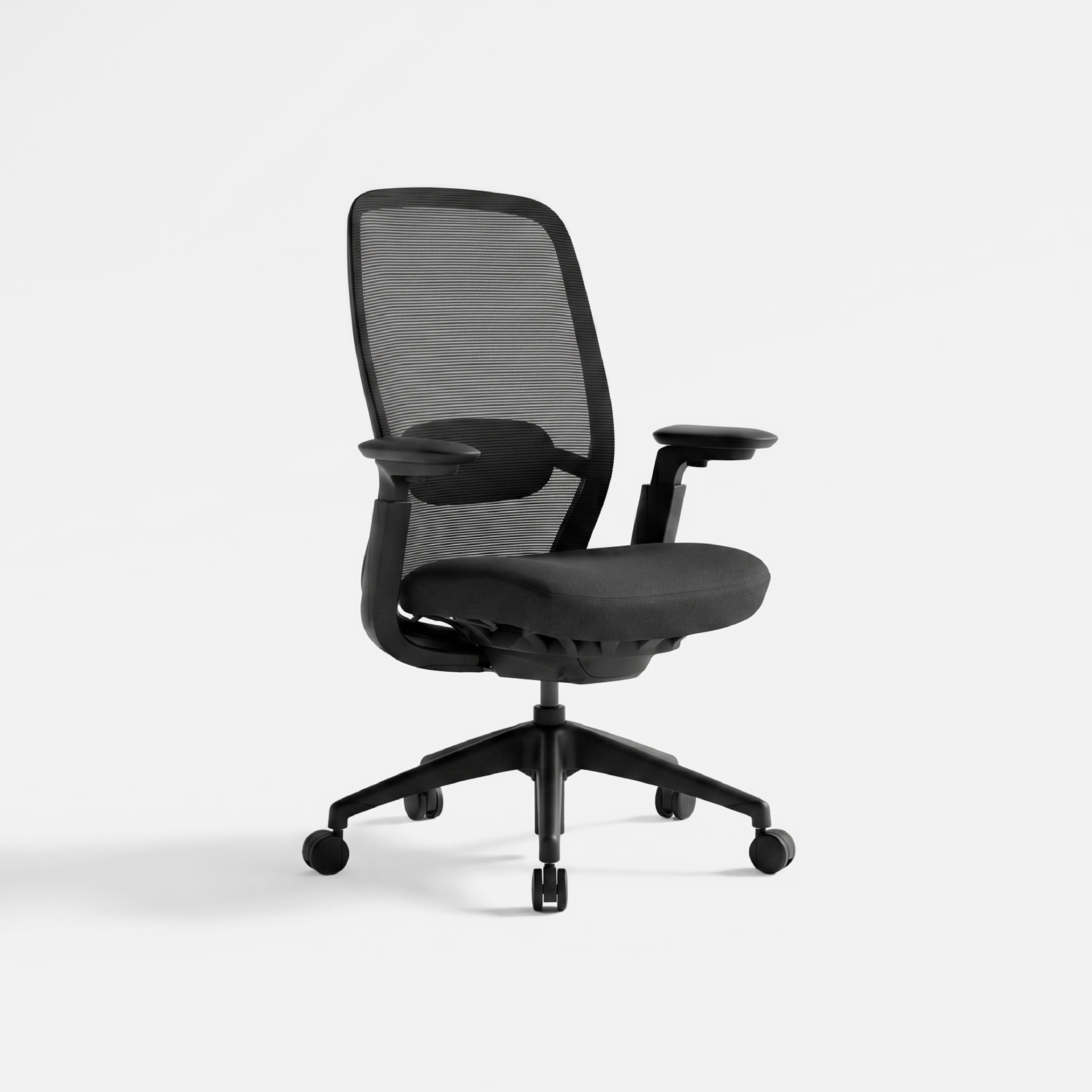 COLAMY AETHER black ergonomic mesh office chair with a breathable mesh back and cushioned seat