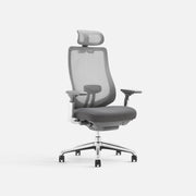 COLAMY ATLAS dark grey ergonomic office chair with breathable mesh back and_headrest