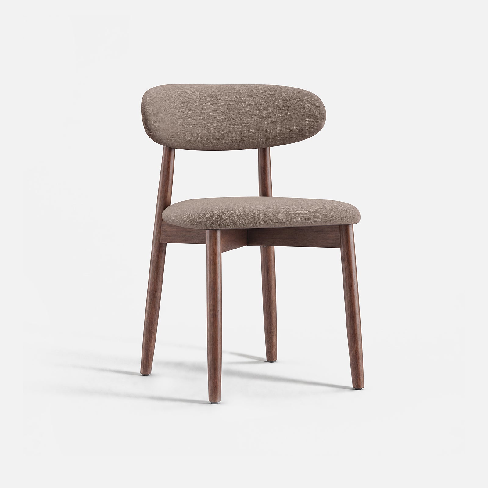 COLAMY NOYA Mid-Century Modern Dining Chair - Upholstered Accent Chair for Kitchen & Dining Room