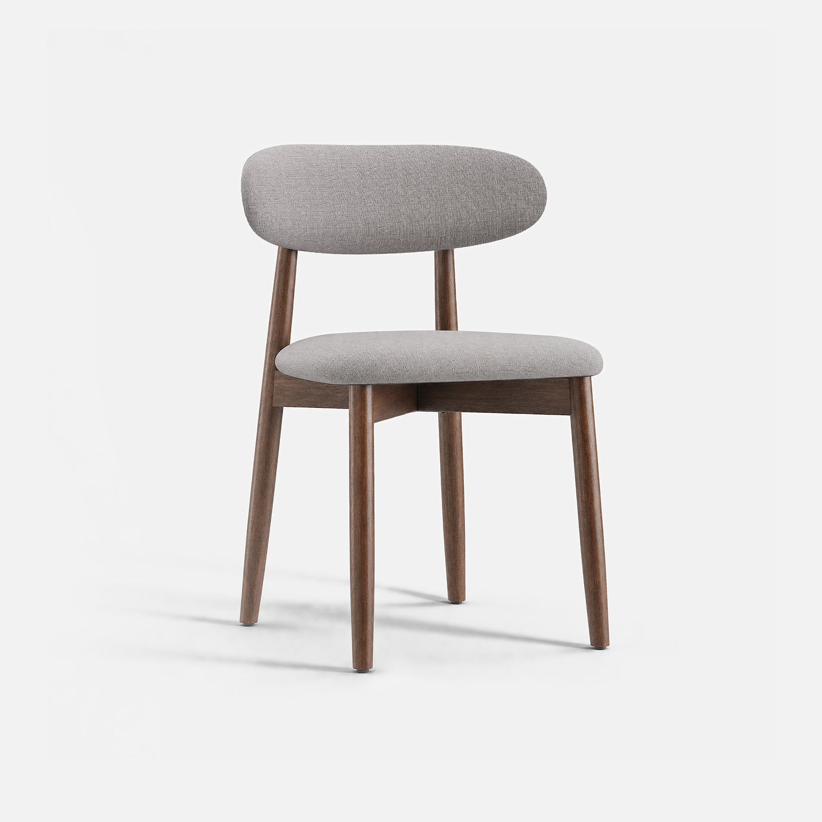 COLAMY NOYA Mid-Century Modern Dining Chair - Upholstered Accent Chair for Kitchen & Dining Room