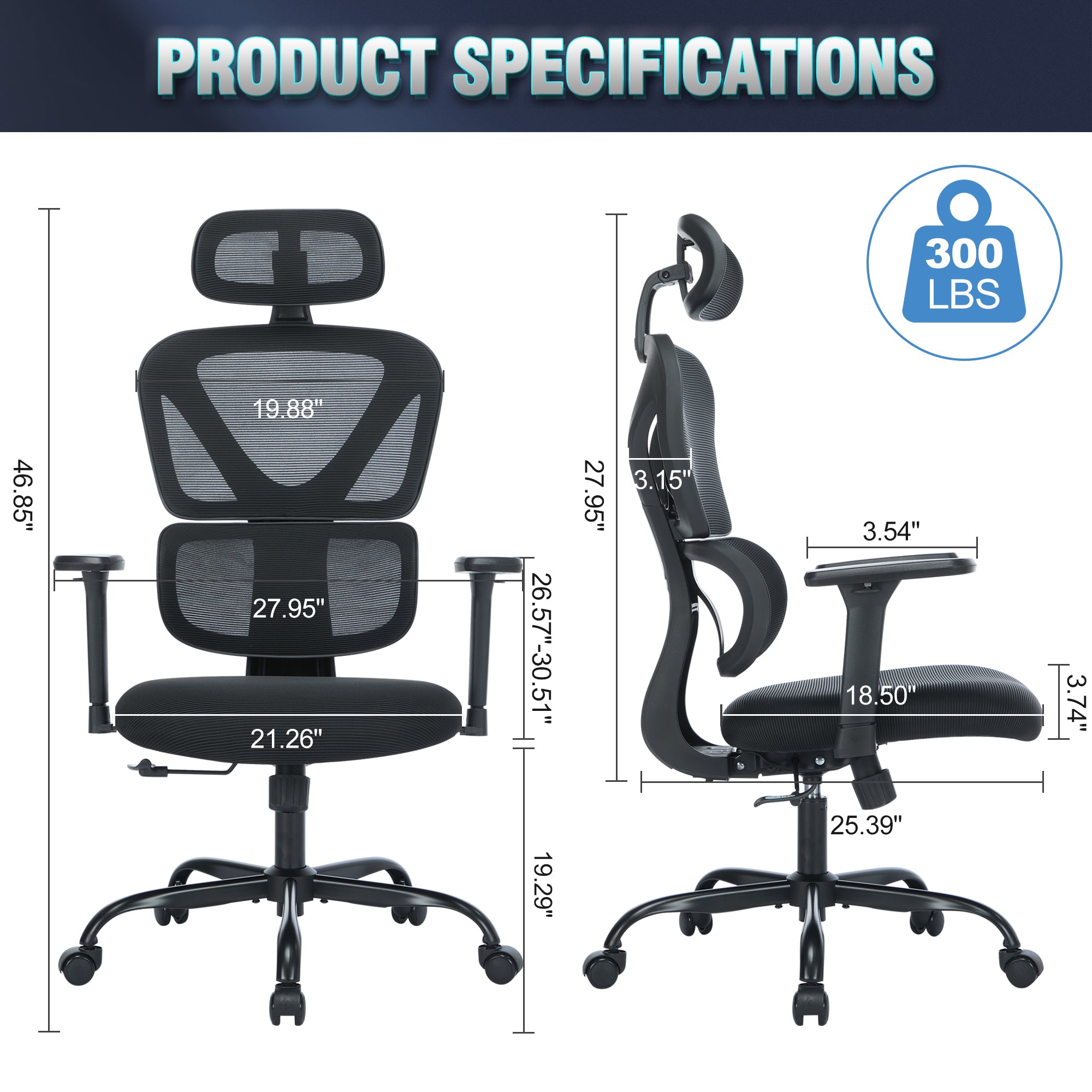 COLAMY OMNI Multi-Adjustable Office Chair